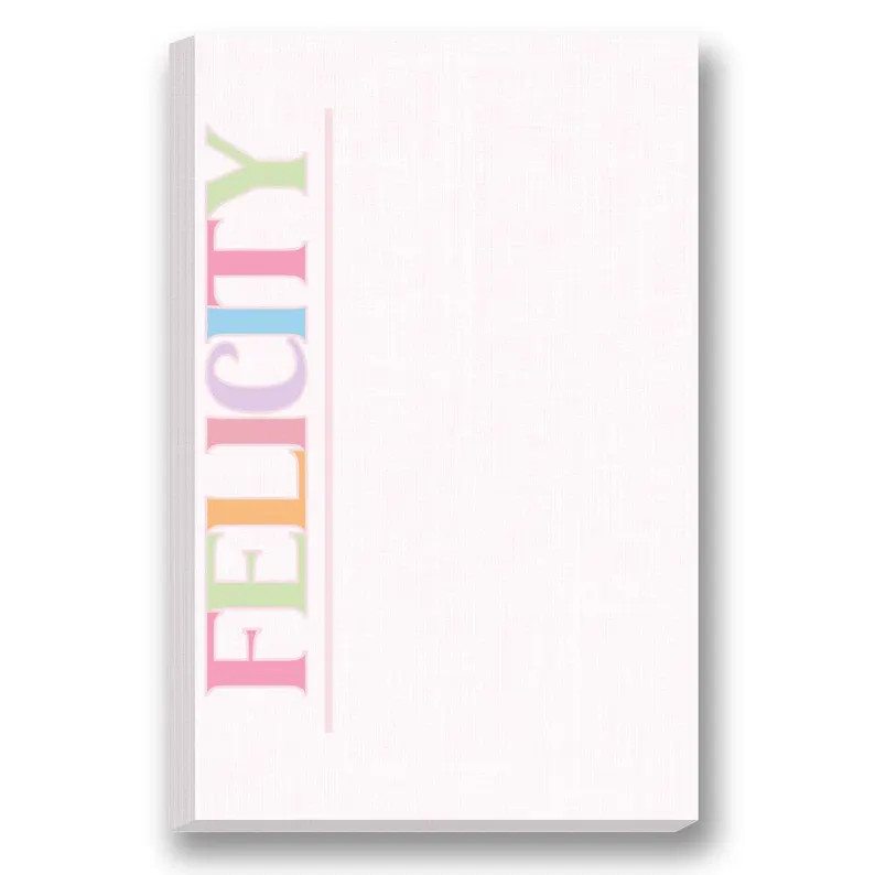 Personalized Notepad for Teen Girls Felicity | Custom Notepad for Tween Girls | - Etsy | Etsy (US)