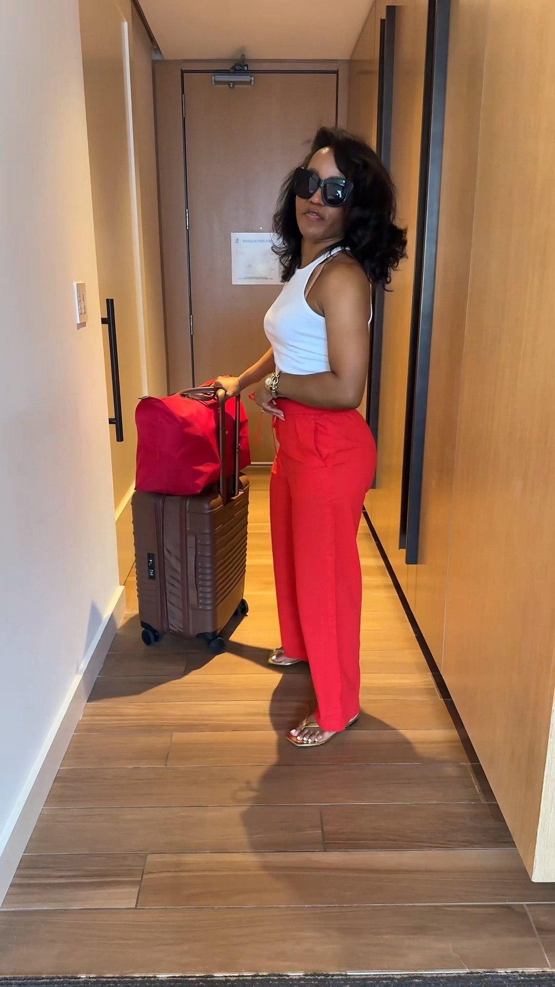 Cutie little travel outfit! Love that these pants come in a petite length and the color is so fun. Also linked very similar tank options.

#LTKootd #LTKSaleAlert #LTKPetite