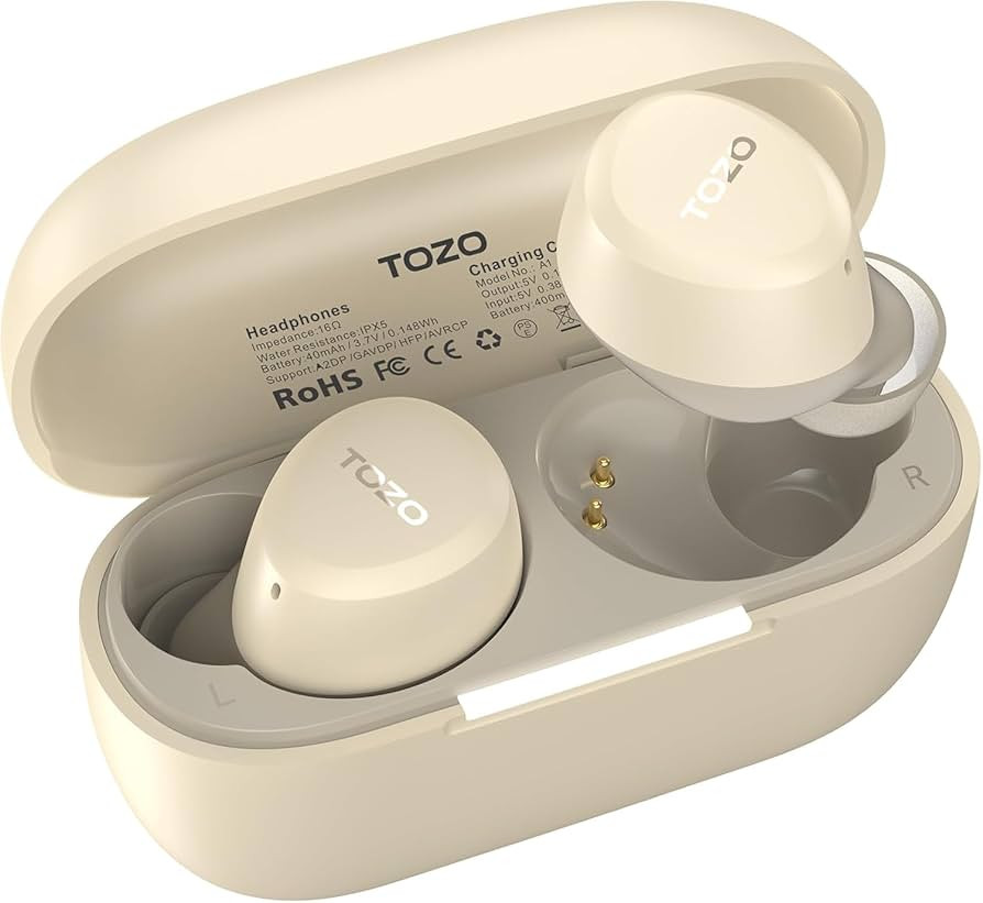 TOZO A1 2024 New Upgraded Wireless Earbuds, Bluetooth 5.3 in Ear Headphones Light-Weight, Support... | Amazon (US)