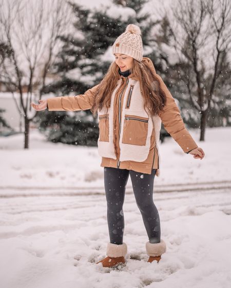 Winter wonderland ❄️ 
Wearing The Amazon Coat - size S
Black seamless leggings- size M
UGG boots - fit TTS 
🔑 Amazon fashion, holiday gift guide, gifts for her 

#LTKSeasonal #LTKHoliday #LTKGiftGuide