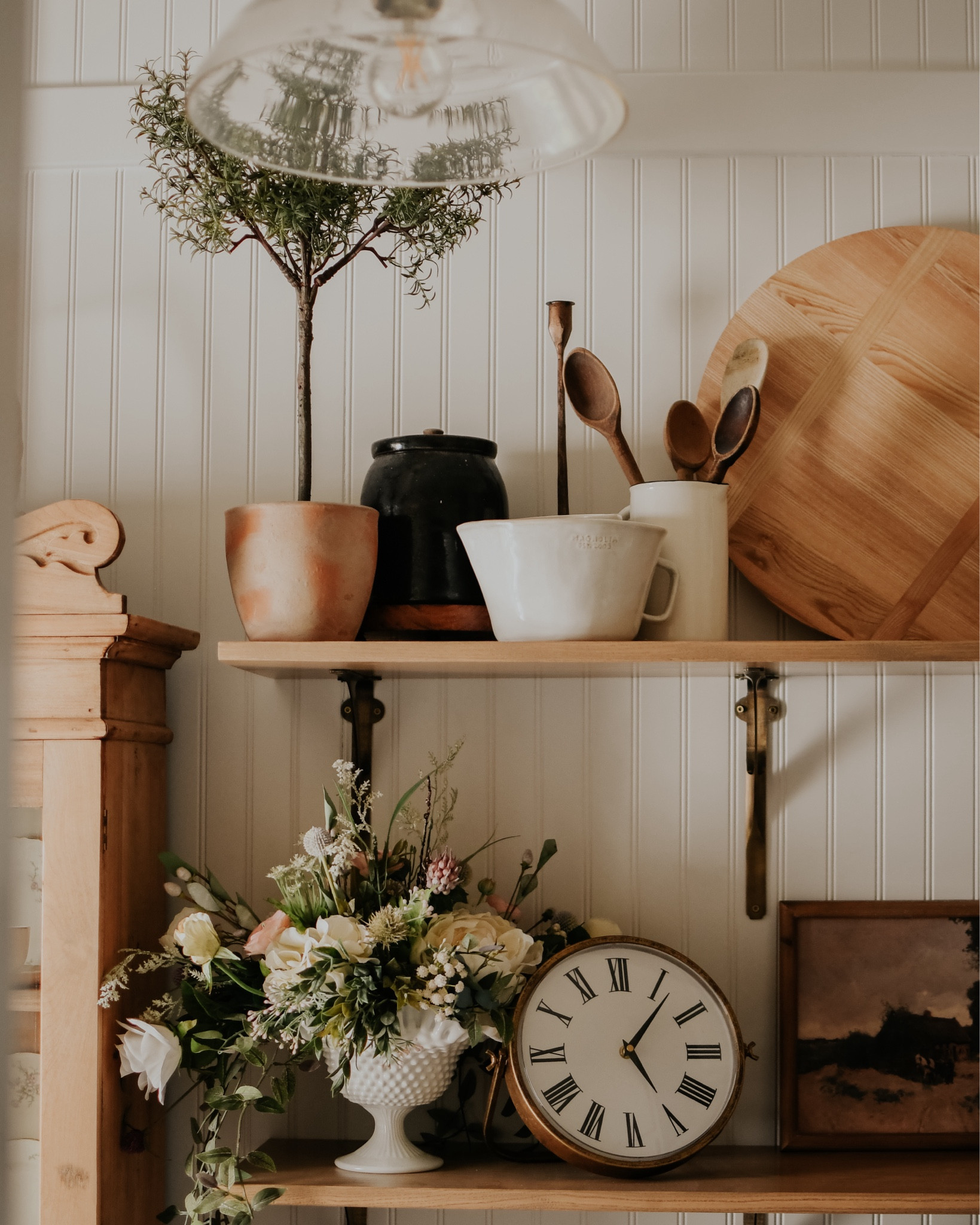 Summer in the butler’s pantry. 