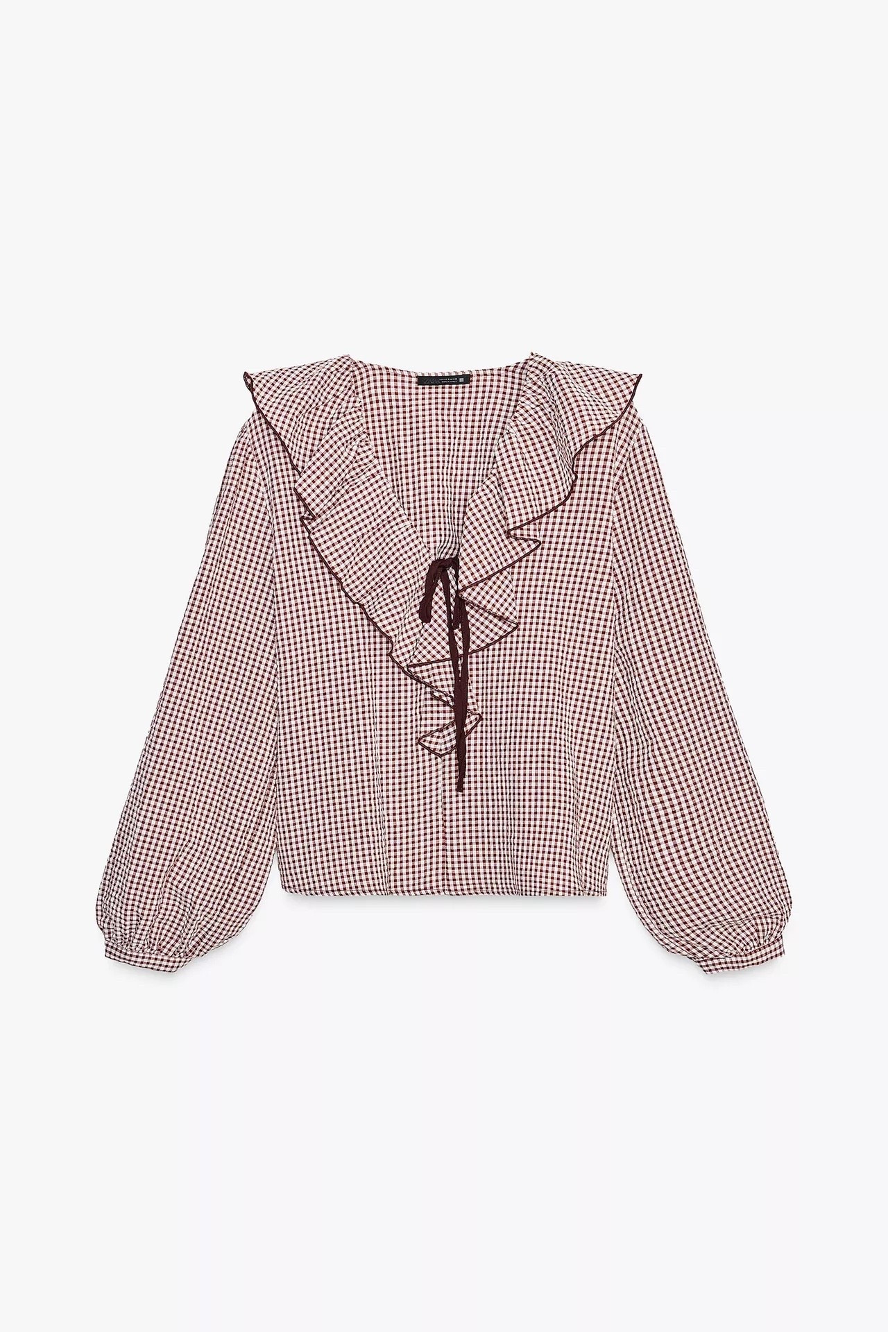 Gingham ruffle top 

#LTKFindsUnder100 #LTKStyleTip #LTKFindsUnder50