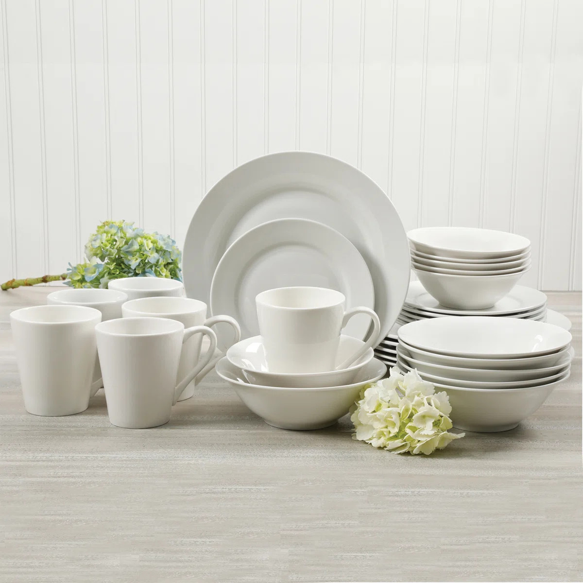Gibson Home Noble Court 30 Piece Dinnerware Set, Service for 6 | Wayfair North America