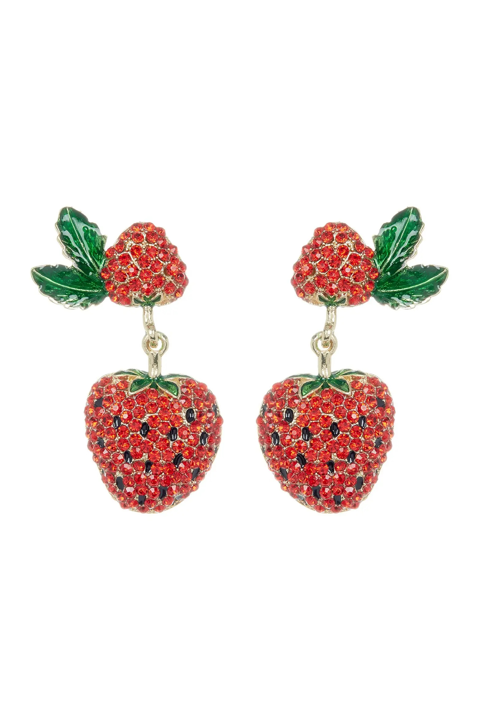 Strawberry Summer Pave Crystal Drop Earrings (Women) | Nordstromrack | Nordstrom Rack