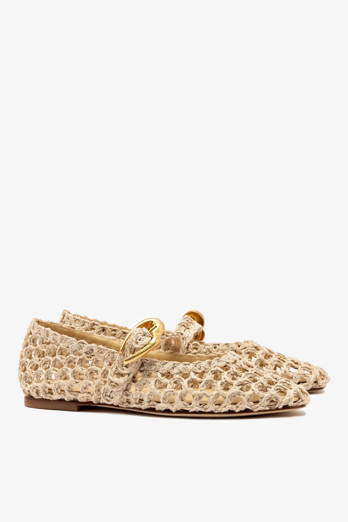 Verona Macrame In Beige Embroidered Raffia | Larroude