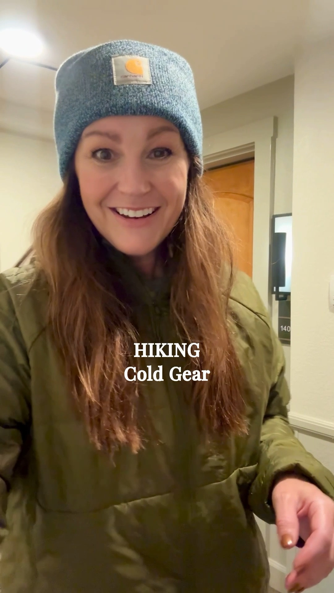 HIKING: Cold Gear 
Hoodie Jacket: size large. This is last years model, linked similar current styles 
Leggings: size medium 
Merrell’s: TTS 

#rachealbrush The North Face, Merrell, Carhartt, cold gear, winter hiking, mountain hiking, fleece lined leggings 

#LTKOver40 #LTKSeasonal #LTKActive