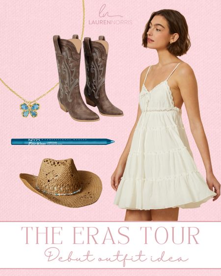 The Eras Tour outfit idea for Taylor Swift the debut album 🦋🤠

#LTKFindsUnder100 #LTKFindsUnder50