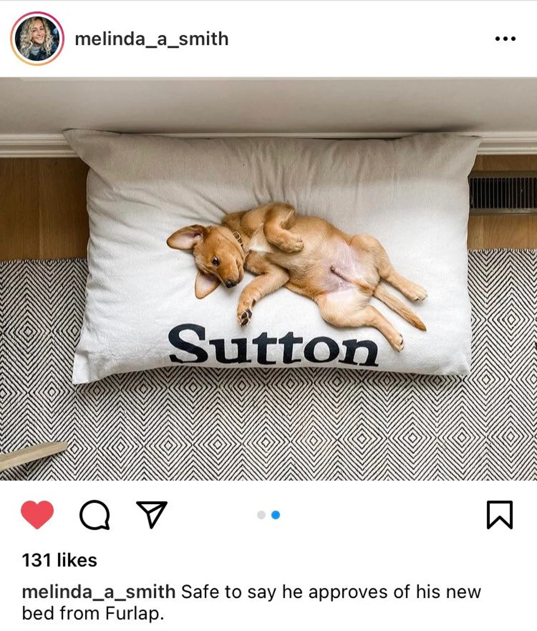 The OG by Furlap Cotton Canvas or Denim Dog Pet Bed and Duvets, Zipper Free Personalization Inclu... | Etsy (US)