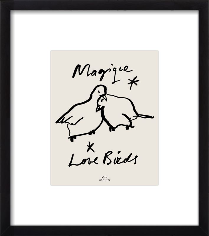 MAGIQUE LOVE BIRDS | Artfully Walls