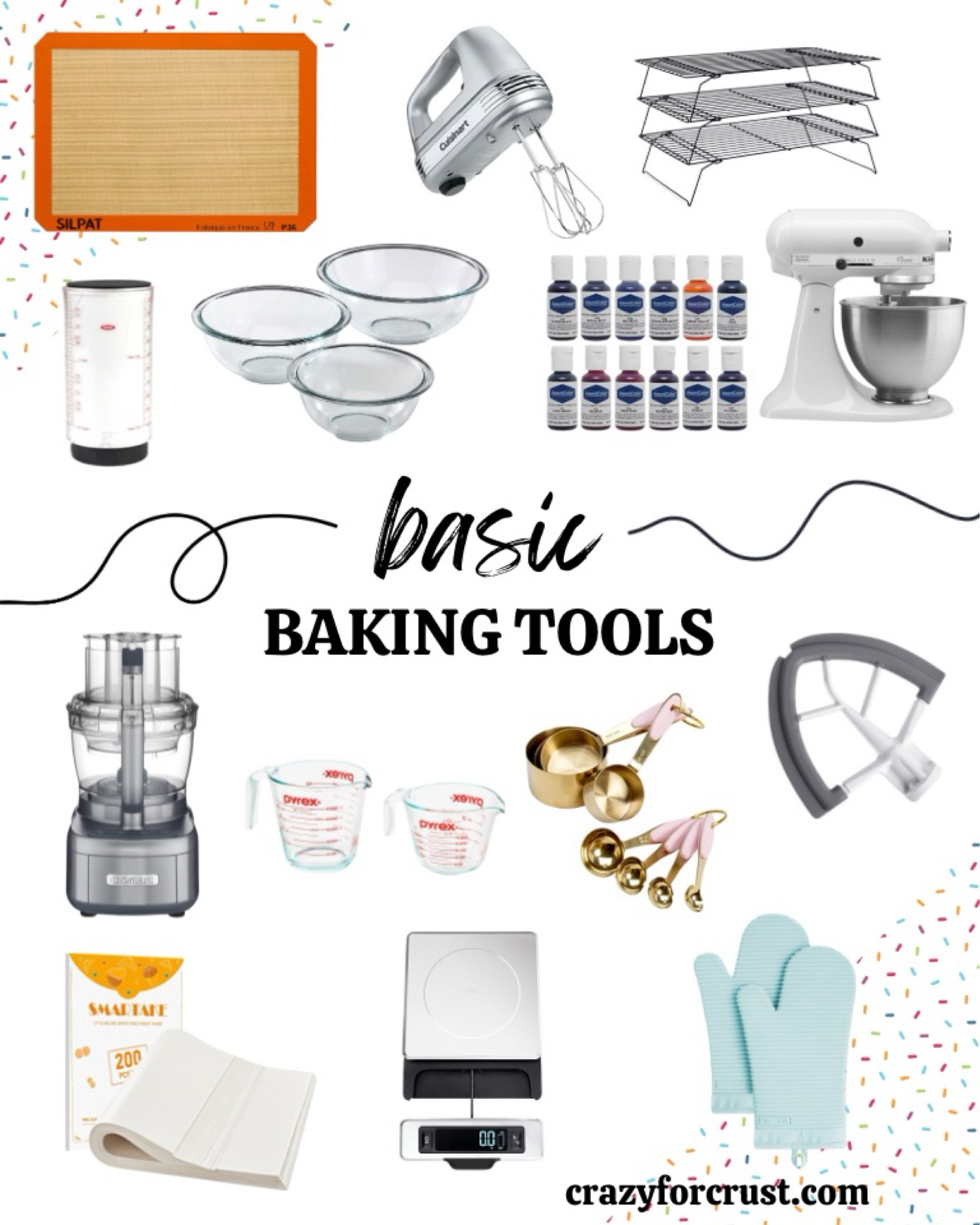 Love all these baking essentials! #bakingg