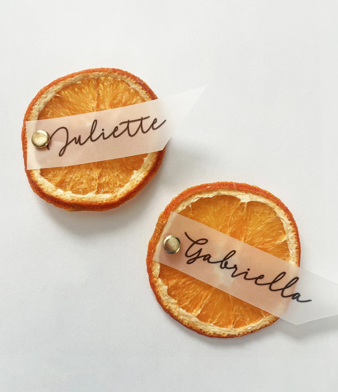 Dried Orange Place Cards - Etsy | Etsy (US)