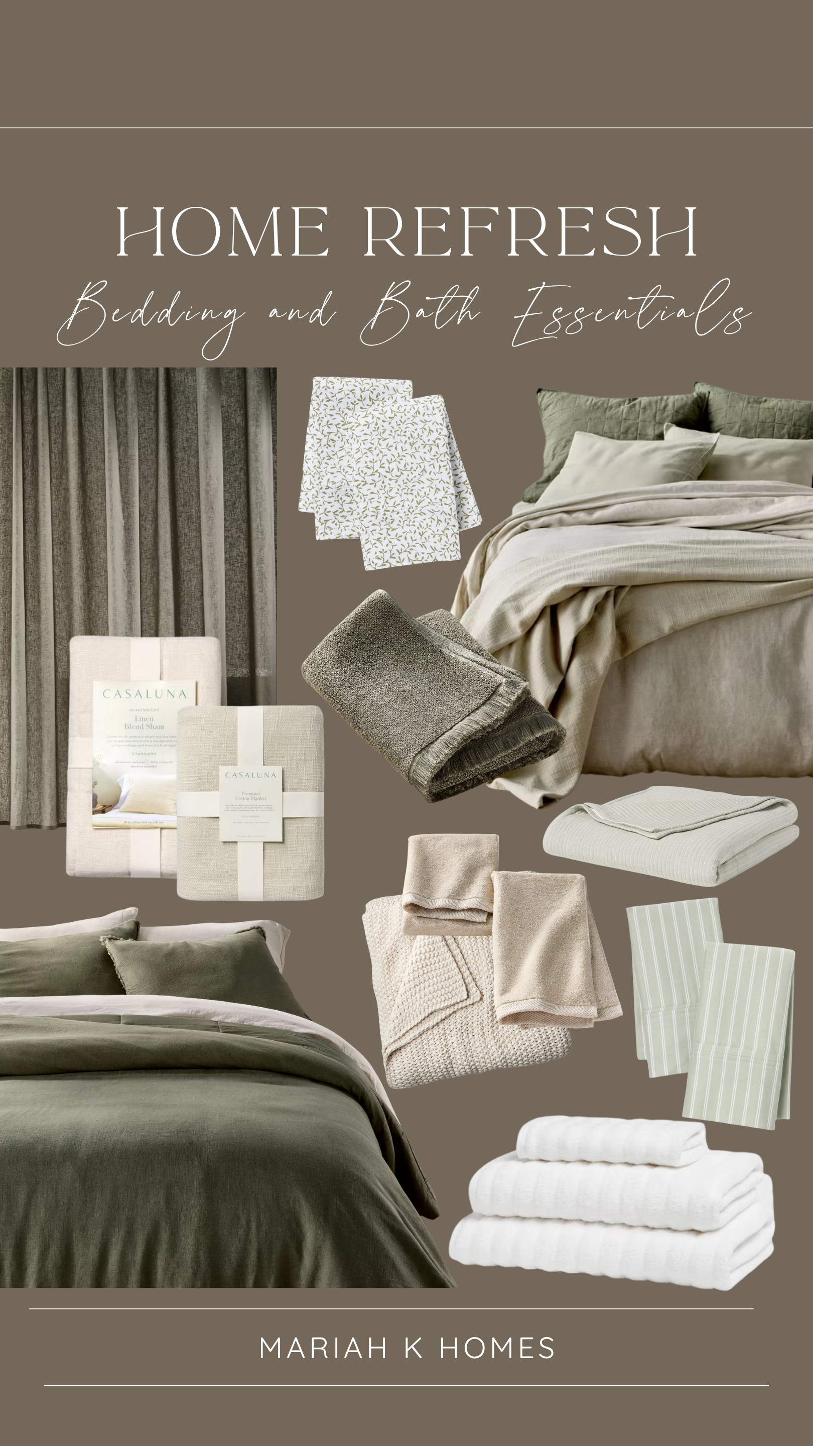 Casaluna + Threshold bedding and bath finds! This is the perfect time to refresh your space with a few new layering pieces for the bed, fresh sheets, or those towels that are ready for an upgrade. So many beautiful, affordable options! #TargetHome #Casaluna #Threshold #BeddingInspo #BeddingFinds #BathTowels #BathroomDecor #HomeRefresh #AffordableHomeDecor #mariahkoehle #mariahkhomes #socialagentcircle #expluxury #exprealty 

 #LTKHome #LTKSaleAlert