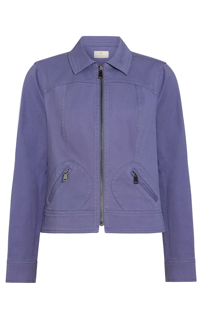Stretch Cotton Twill Jean Jacket | Etcetera