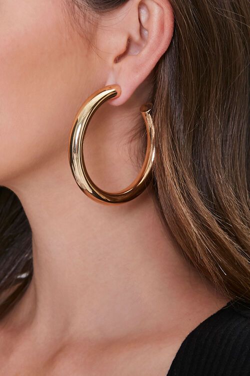Open-Ended Hoop Earrings | Forever 21 (US)