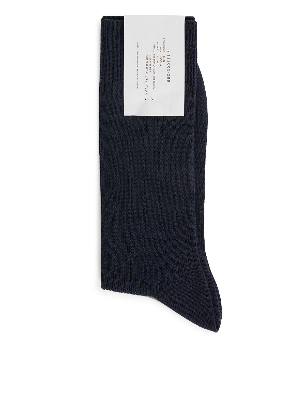 Gerippte Socken aus Supima-Baumwolle | Arket EU