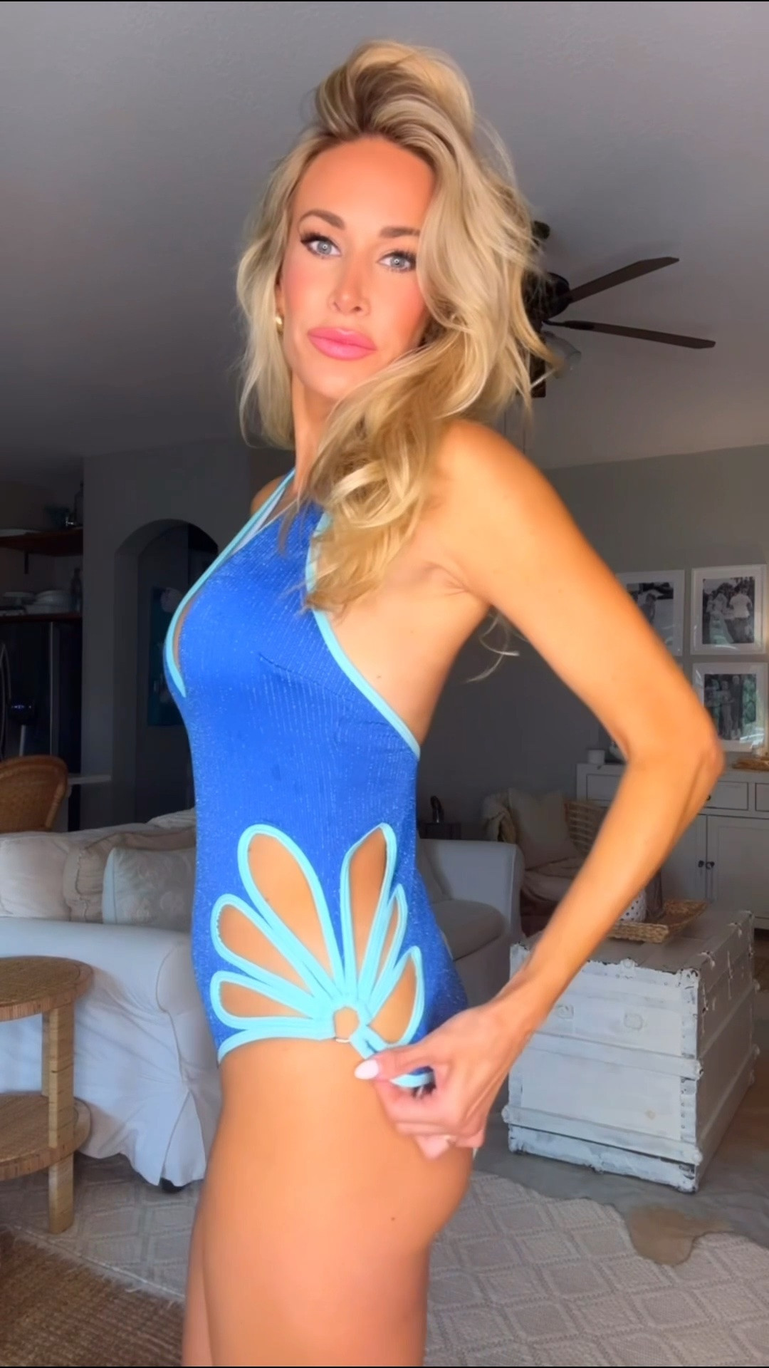 #cupshe #swim #blue