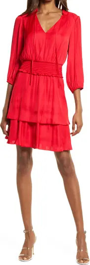 Long Sleeve Tiered Dress | Nordstrom