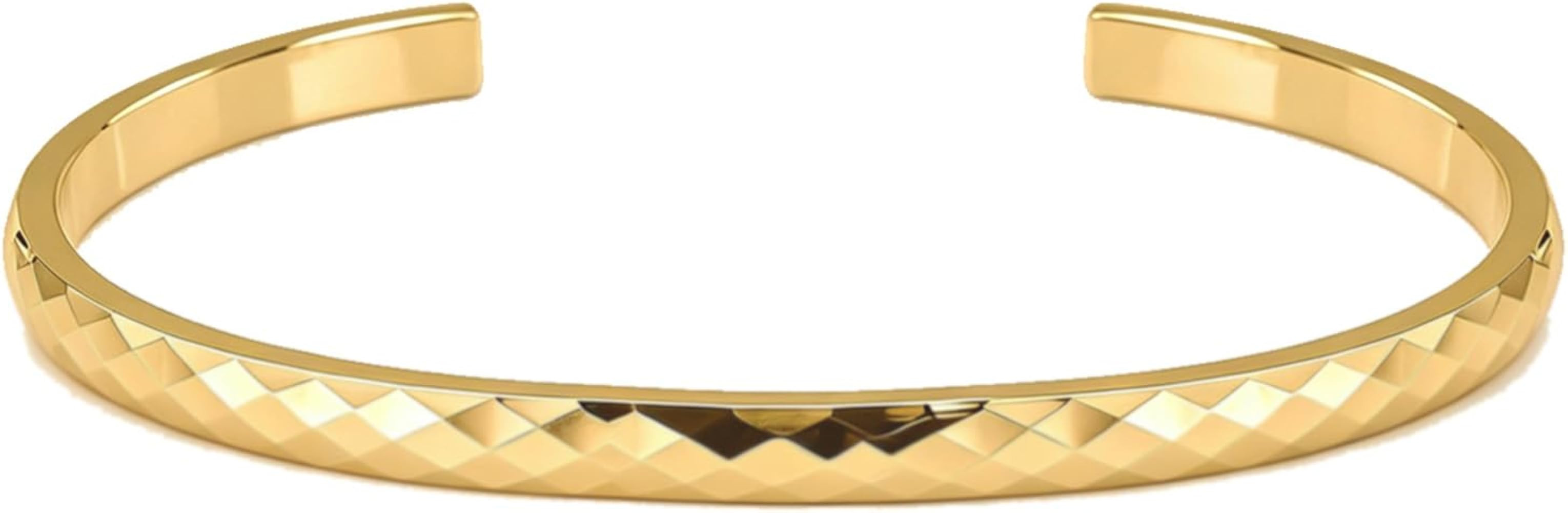 Cuff Bracelets for Women Bangles Gold Silver Jewelry Adjustable | Amazon (US)