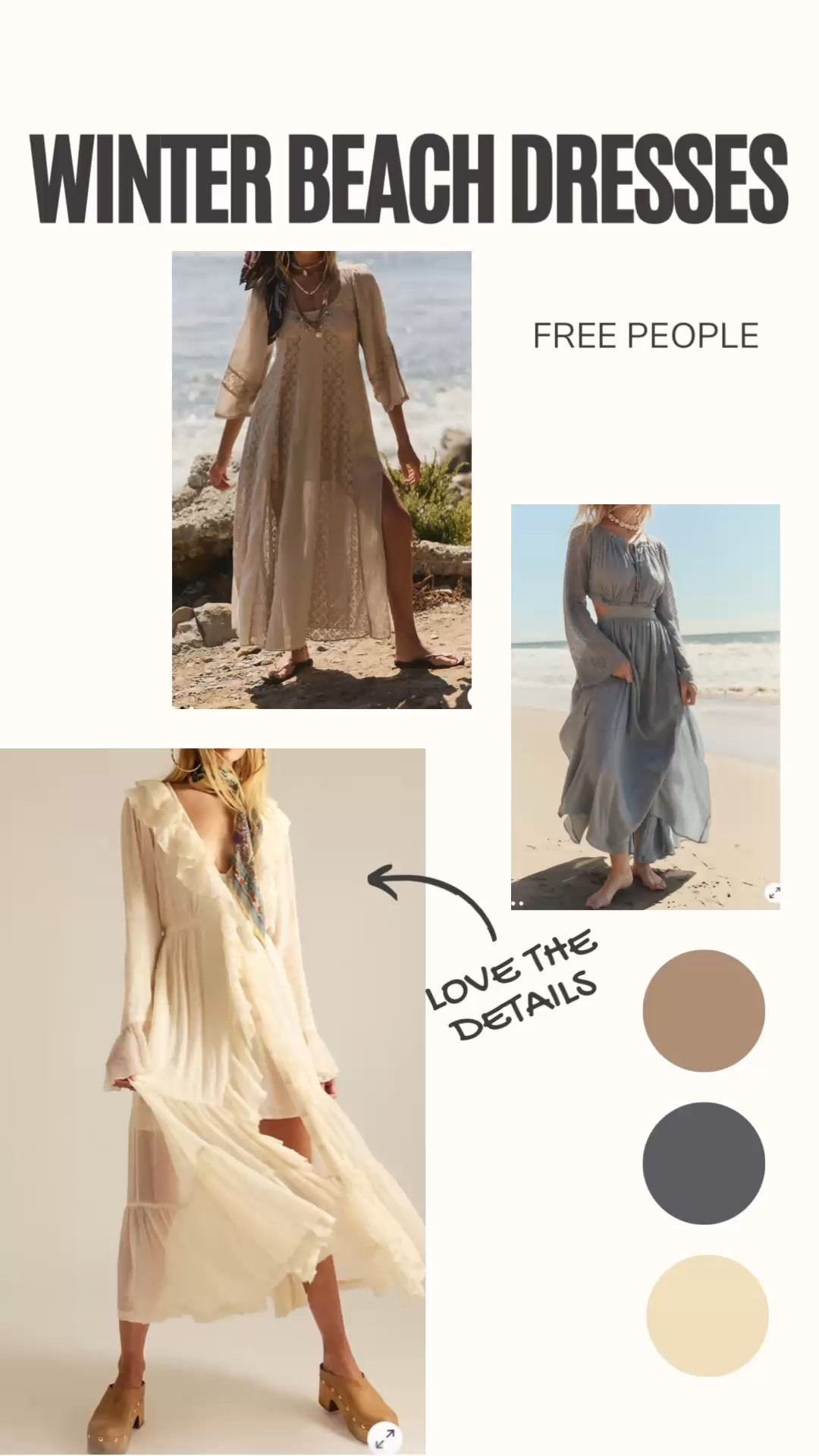 Winter beach session dresses  

#LTKSeasonal