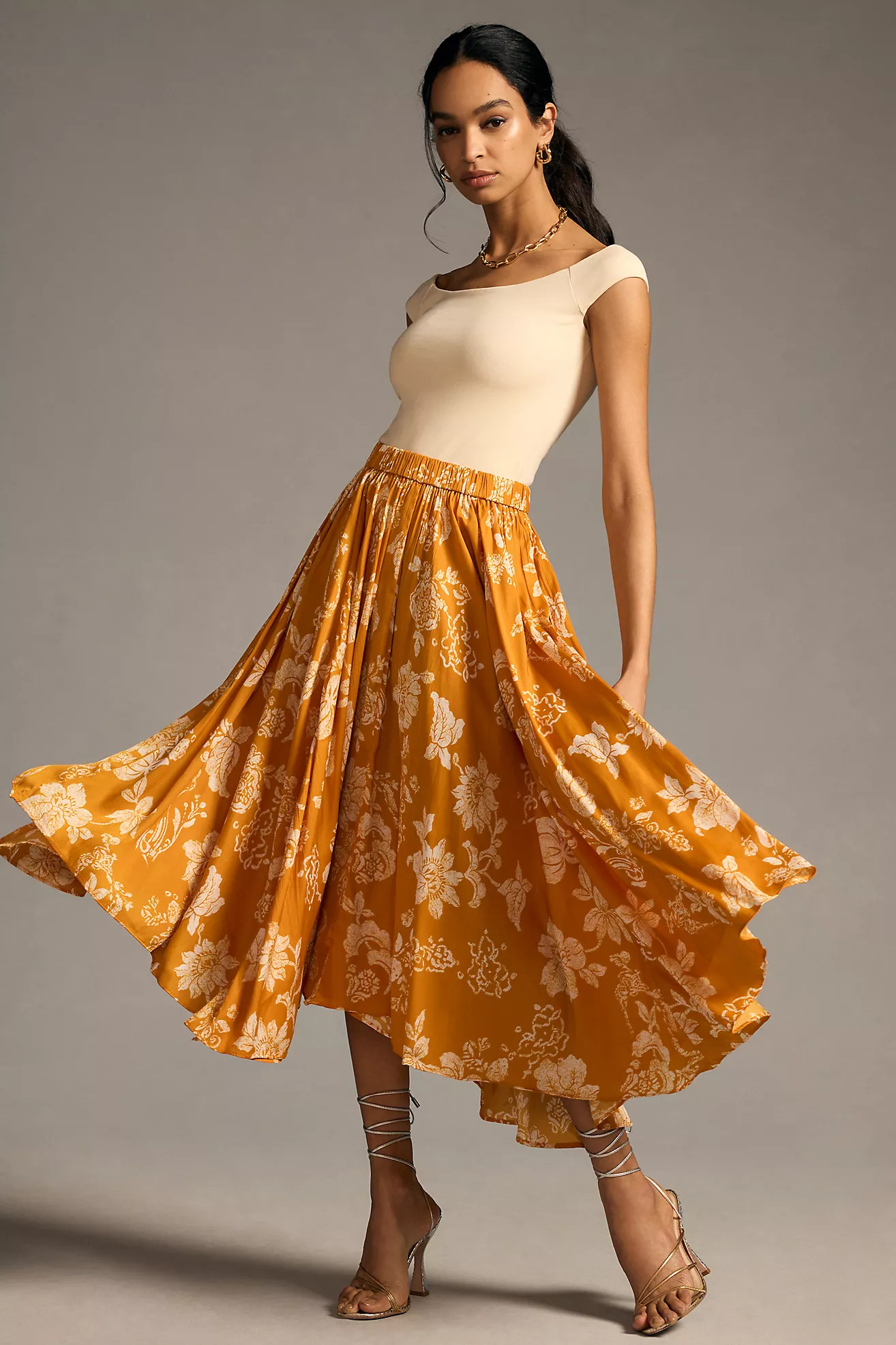 By Anthropologie Sleek A-Line Skirt | Anthropologie (US)