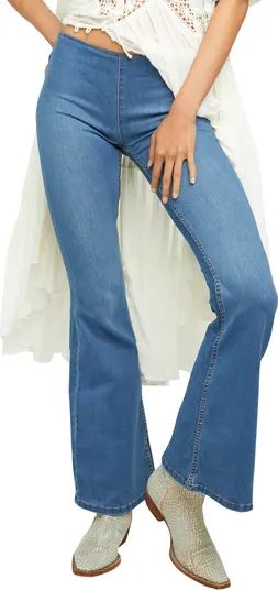 We the Free Gummy Pull-On Flare Leg Jeans | Nordstrom