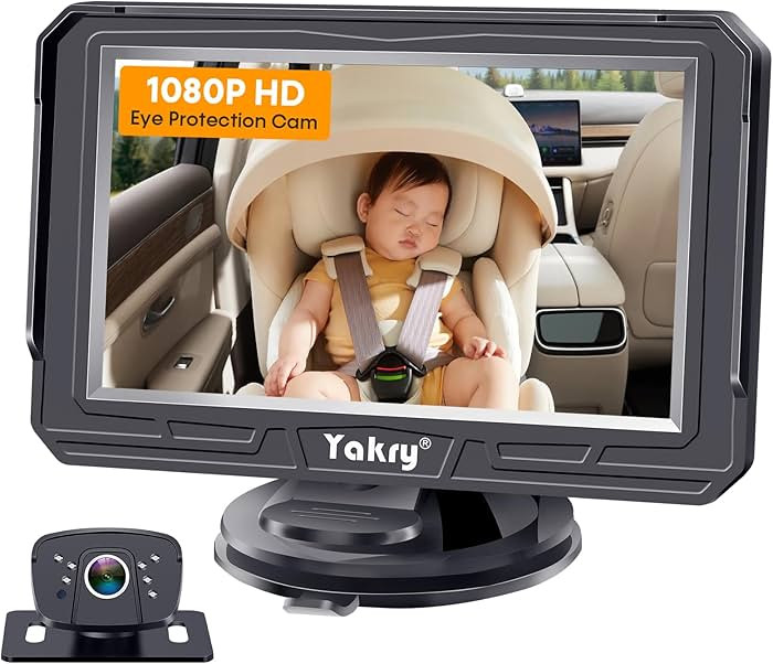 Baby Car Camera Backseat Easy: Setup Clear Pictures HD 1080P Day/Night Vision No Delay Keep an Ey... | Amazon (US)