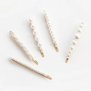 Faux Pearl Accent Hairpin | YesStyle Global