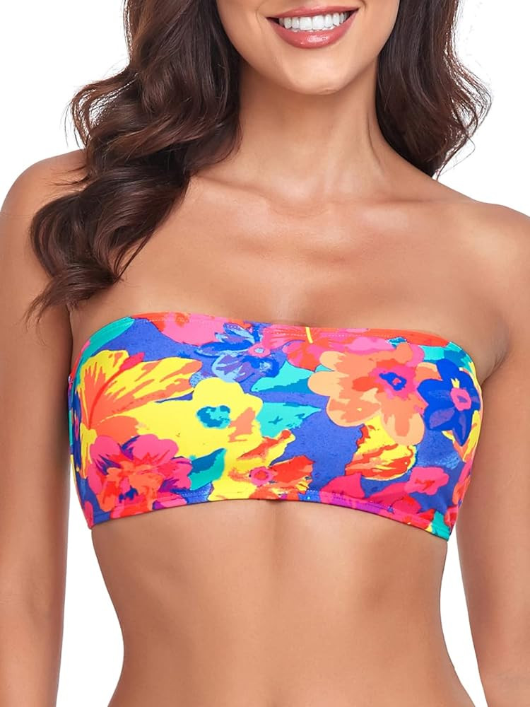 RELLECIGA Women's Bandeau Bikini Top | Amazon (US)