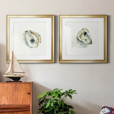 Old Salt Shell I - 2 Piece Picture Frame Painting Print Set | Wayfair North America