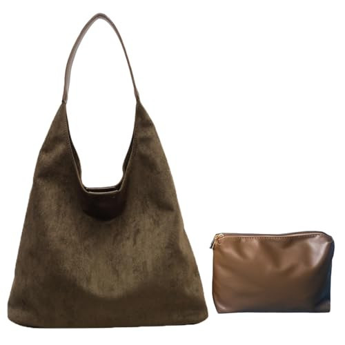 DMHBHZH Suede Bags for Women - 2 Pack Green Hobo Handbags | Amazon (US)