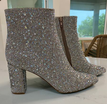 Rhinestone boots
I wear a 9.5 in Nike sneakers and bought a 10 in these 

#LTKSeasonal #LTKHoliday #LTKshoecrush