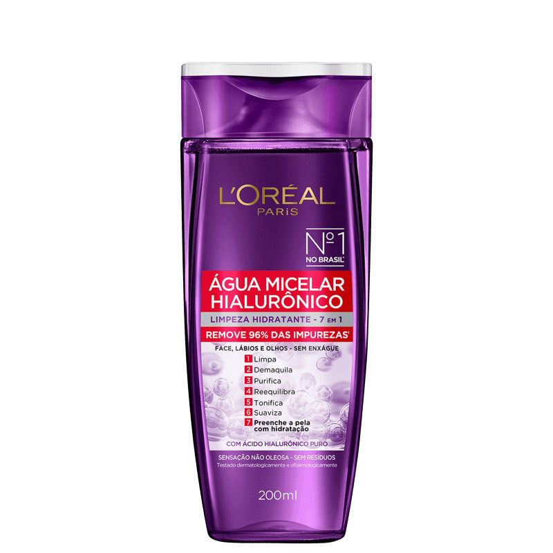 Água Micelar L'Oréal Hialurônico | Beleza na Web | Beleza Na Web (BR)