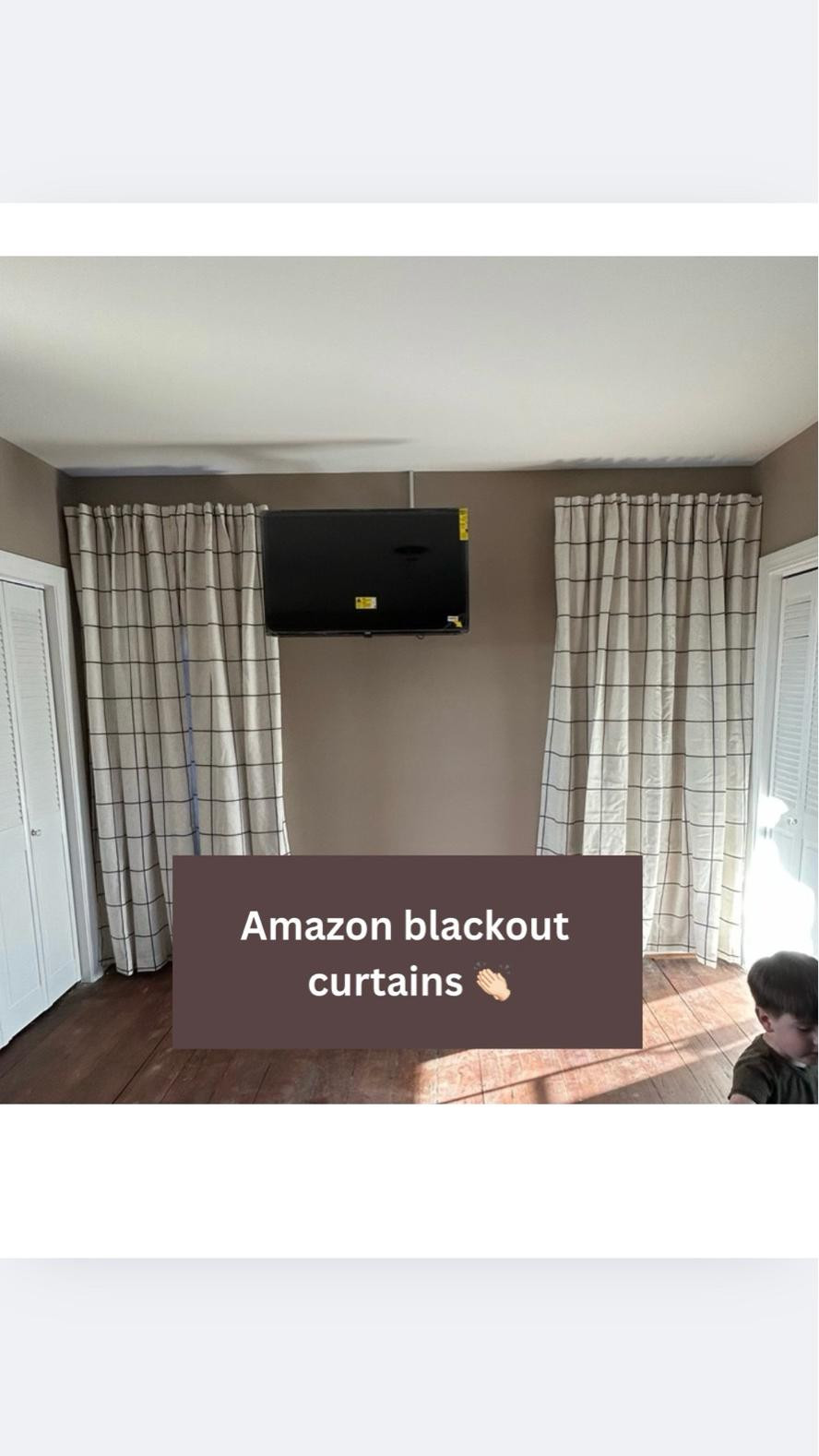 Finally got these plaid Amazon blackout curtains hung in sawyer’s room 😍😍 I’m obsessed and they are SO good!! Really great material and worth that extra money! I know these will last a long time and through all seasons! 

#LTKHome #LTKStyleTip #LTKKids