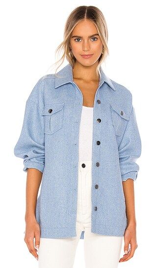 Mia Coat in Confetti Blue | Revolve Clothing (Global)