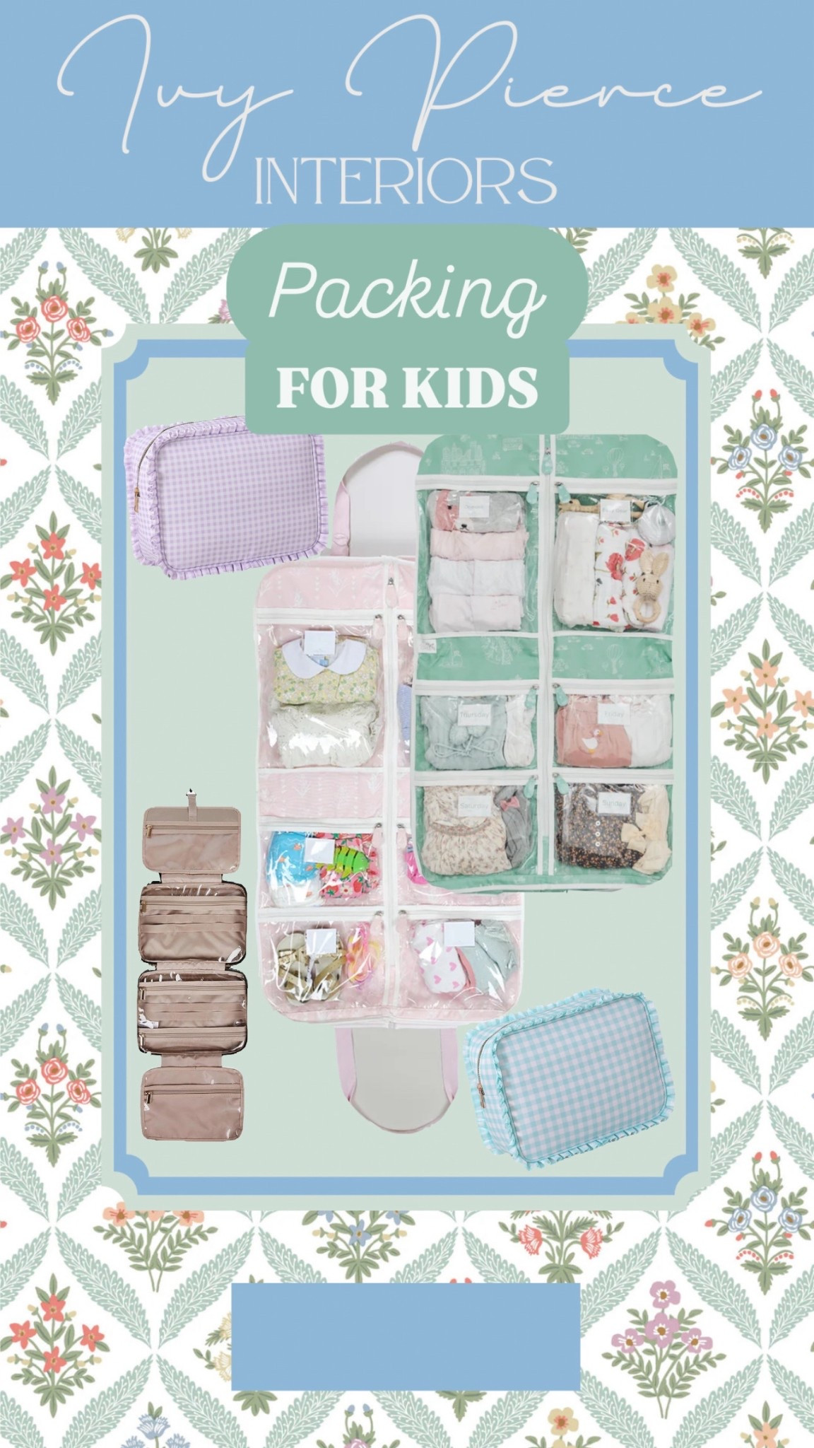 Kids packing essentials