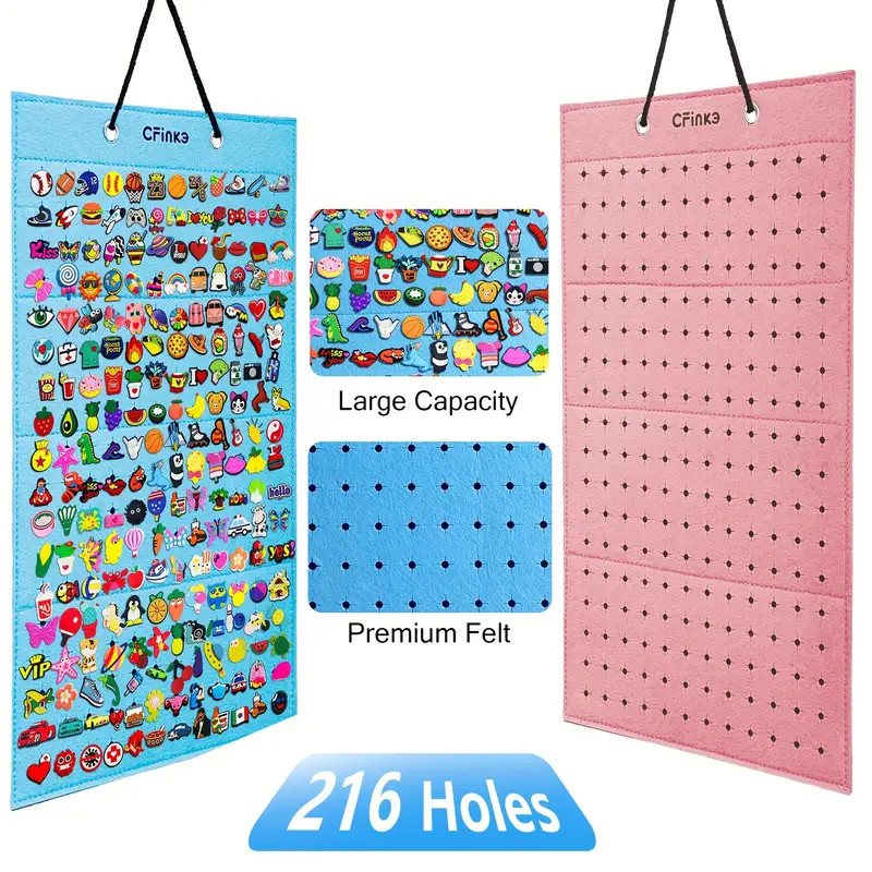 Hanging Shoe Charm Holder 216 Holes Portable Shoe Decoration - Temu | Temu Affiliate Program