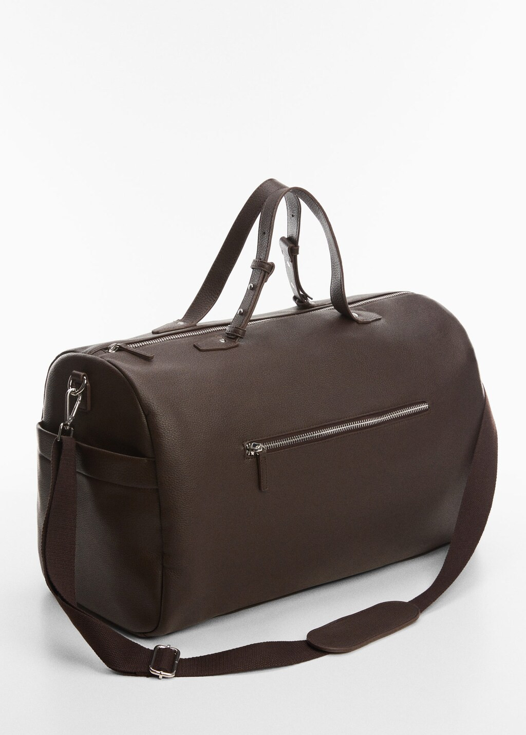 Sac bowling similicuir effet grainé -  Homme | Mango Man France | MANGO (FR)