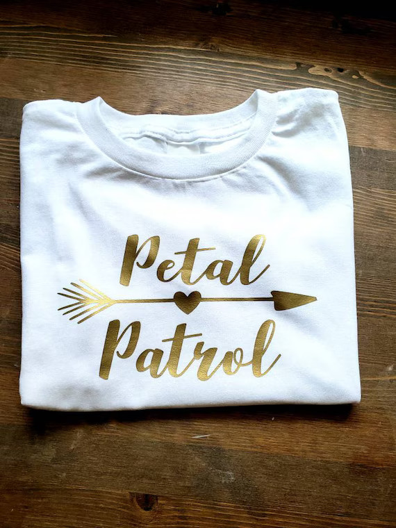 Petal Patrol Shirt - Flower Girl Shirt - Ring Security Shirt - Wedding Rehearsal Shirt - Ring Bea... | Etsy (US)