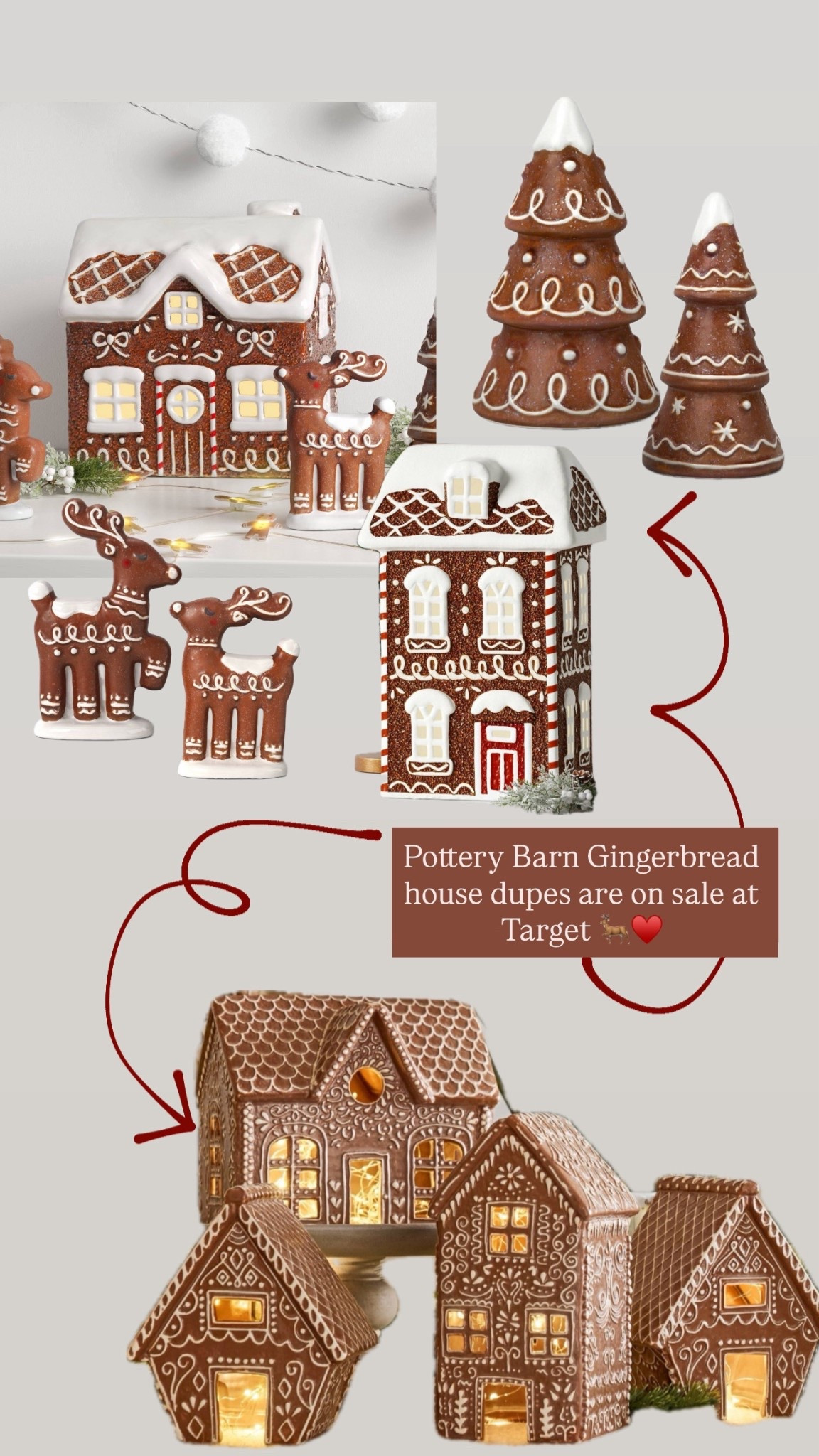 Target & Pottery Barn Gingerbread Houses are both on sale and I’m obsessed with them alllll ♥️

#LTKSaleAlert #LTKHoliday #LTKHome