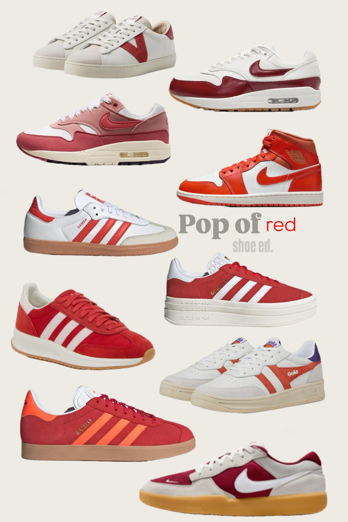 Red shoes galore 

#LTKSeasonal #LTKFitness #LTKSaleAlert