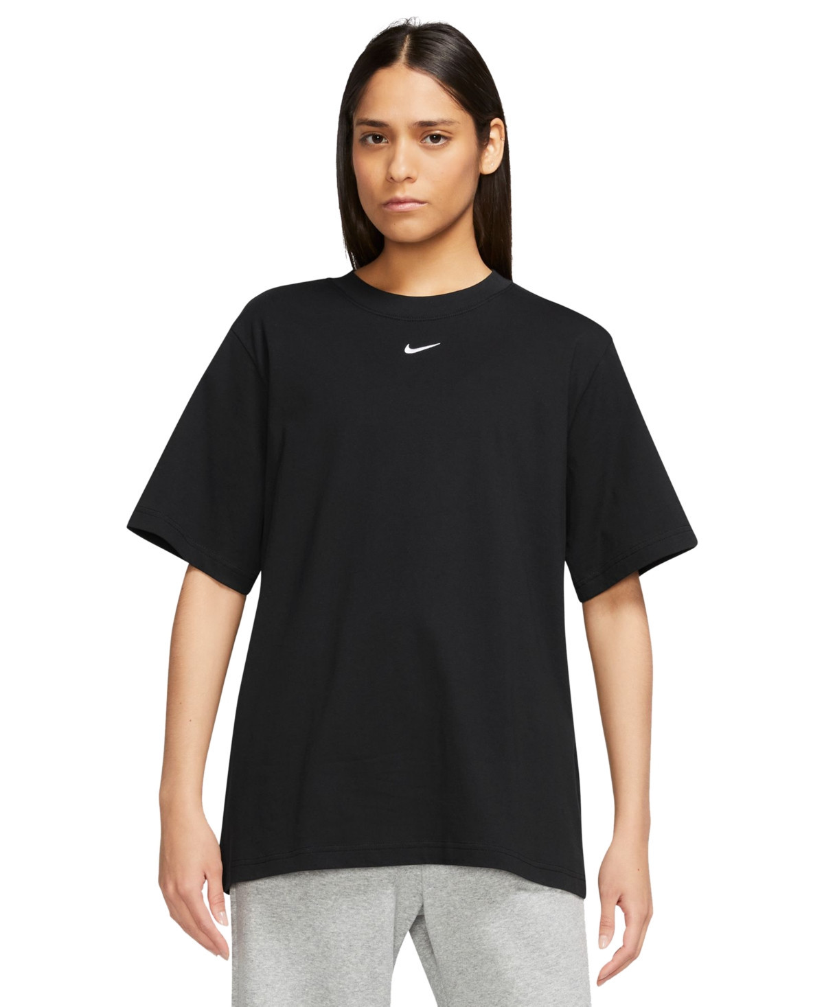 Nike Women's Sportswear T-Shirt - Black | Macy's