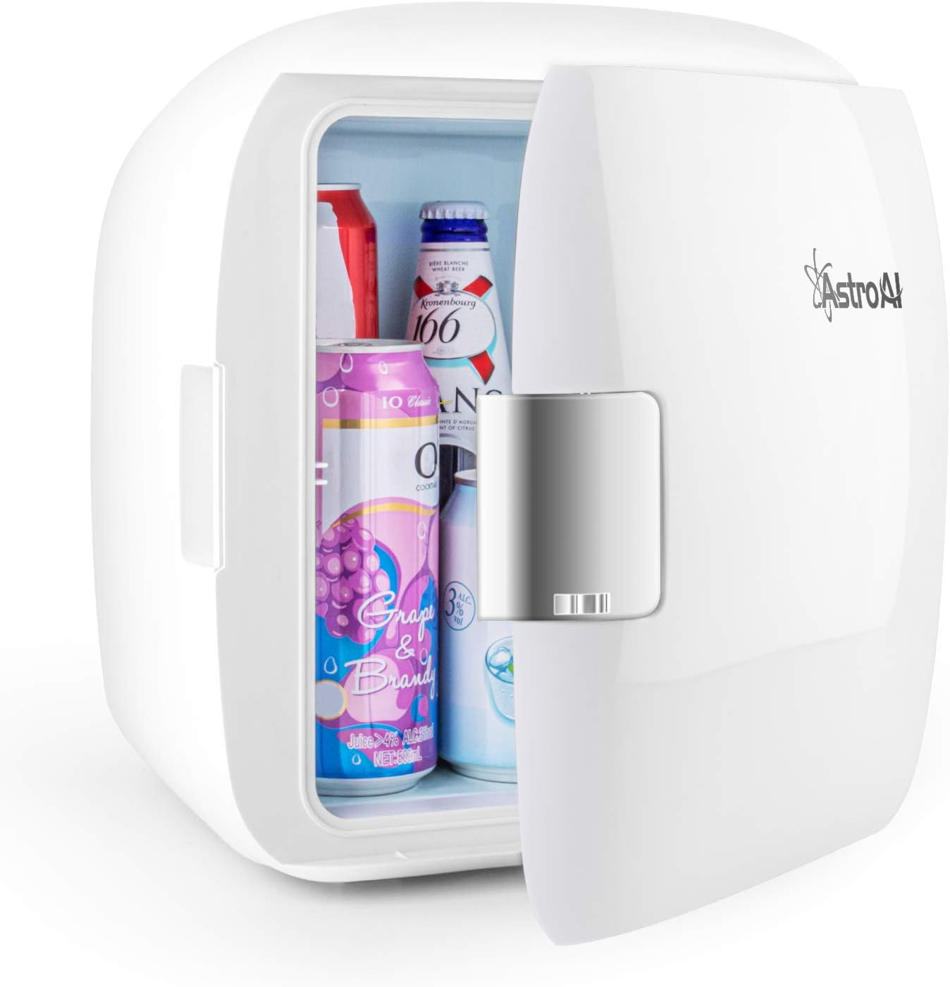 AstroAI Mini Fridge 12 Can Portable Electric Cooler and Warmer AC/DC for Bedroom, Food, Skincare,... | Amazon (US)