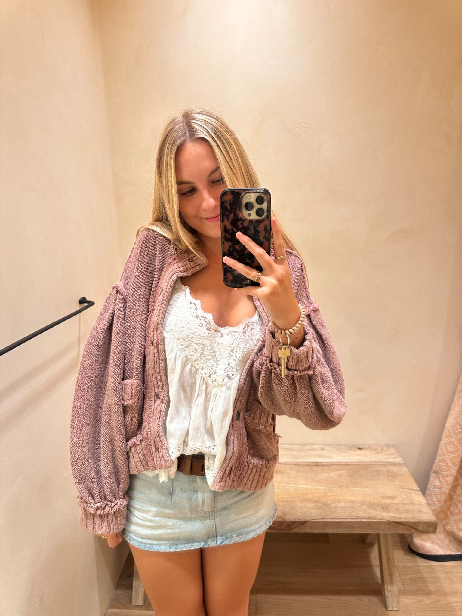cozy fall transition outfit!! loving this sweater!! perfect for that in between weather ❤️ denim mini skirt skirt, white lace tank, pink, brown belt, basic, 
#freepeople #urbanoutfitters #denim #anthropologie #styleinspo #employee #summer #spring #LTKfindsunder100 #LTKmostloved #LTKSPRINGSALE #LTKfestival #LTKseasonal #LTKStyleTip #concert #ltkbacktoschool #urbn #comfy #LTKsalealert #instagram #LTKactive #LTKfitness #lounge #LTKworkwear #LTKtravel #everyday


#LTKFindsUnder100 #LTKSeasonal #LTKFindsUnder50
