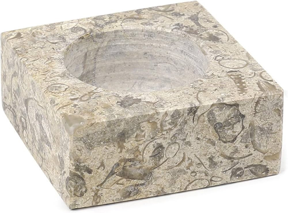 Square Natural Marble Candlestick Holder Decorative Tealight Candleholder Ornament for Home and S... | Amazon (CA)