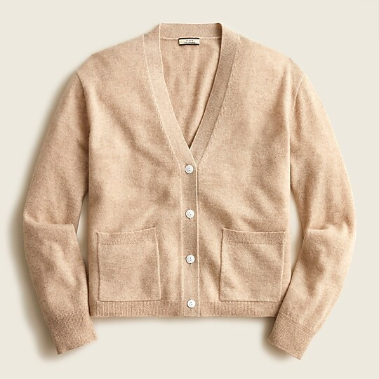 Cashmere relaxed pocket cardigan sweater | J. Crew US