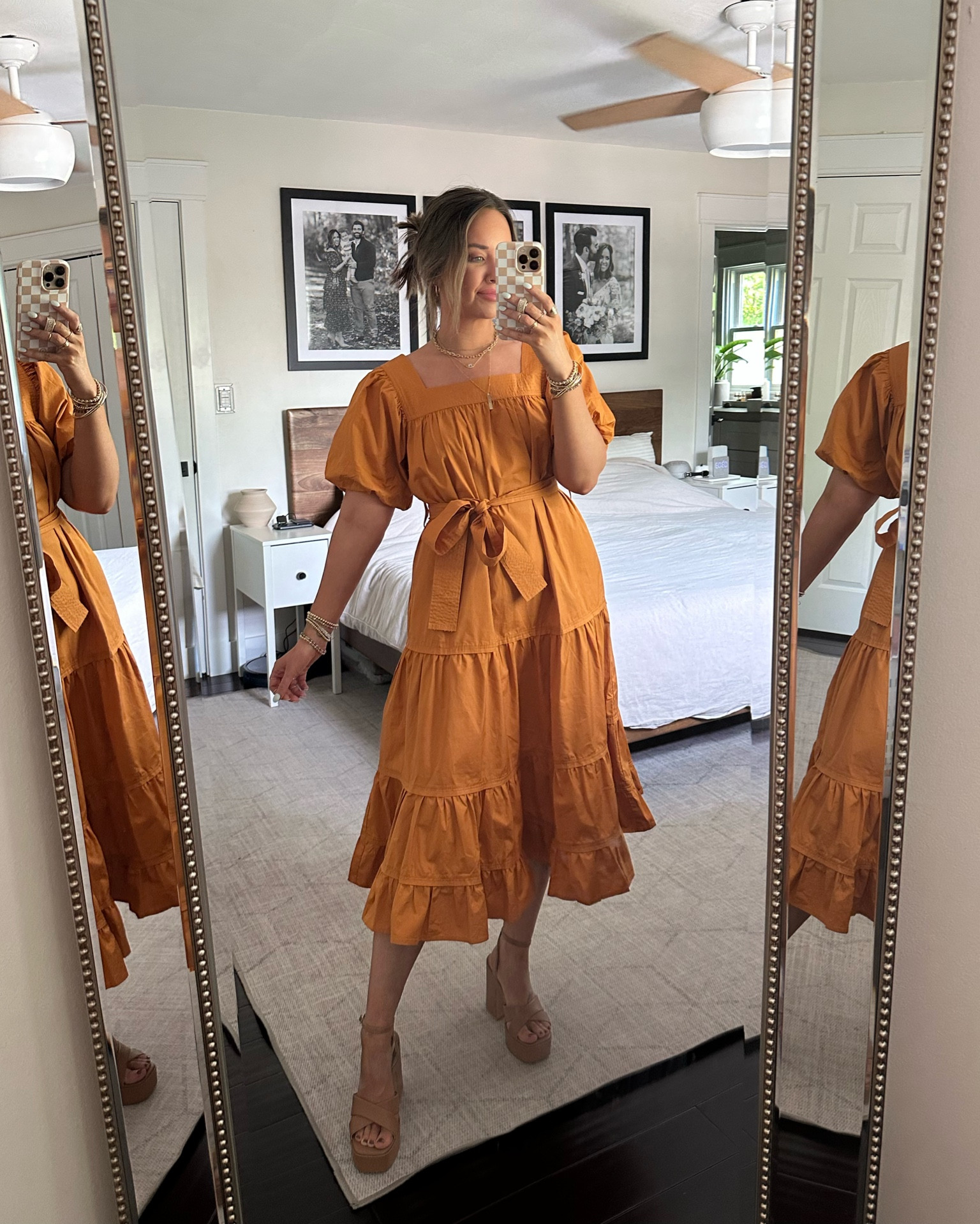 Prettiest orange dress ever 🧡 love this for summer! In a medium! 15MAKAYLA for 15% off! 

Shop Bohme, Summer haul, summer dresses 

#LTKSeasonal #LTKFind
