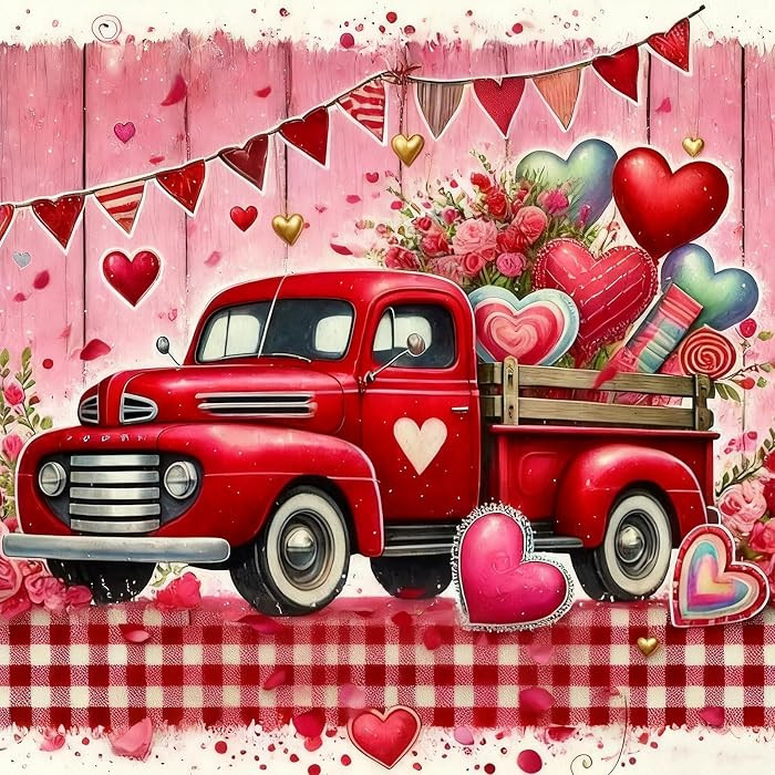 cviokrdu Valentine's Day Paint by Numbers Kit for Adults - Valentine's Day Adult Paint by Number ... | Amazon (US)