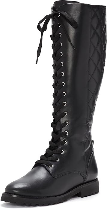 Vince Camuto Ackella Warm Caramel Pull On Squared Close Toe Block Heeled Boot | Amazon (US)