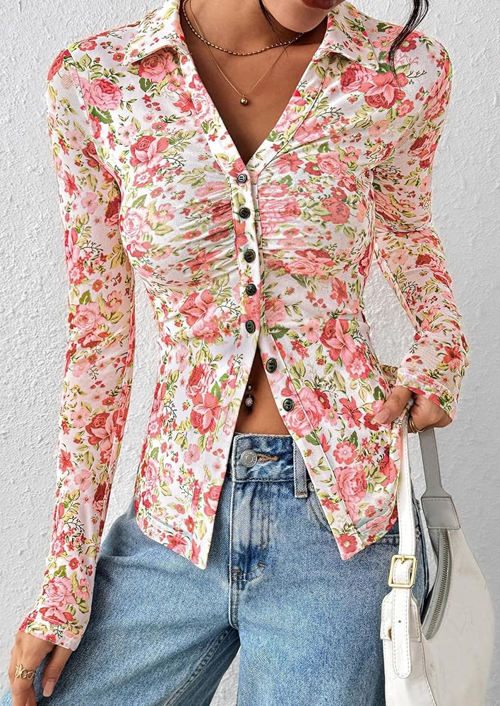 Floral button down | Amazon (CA)