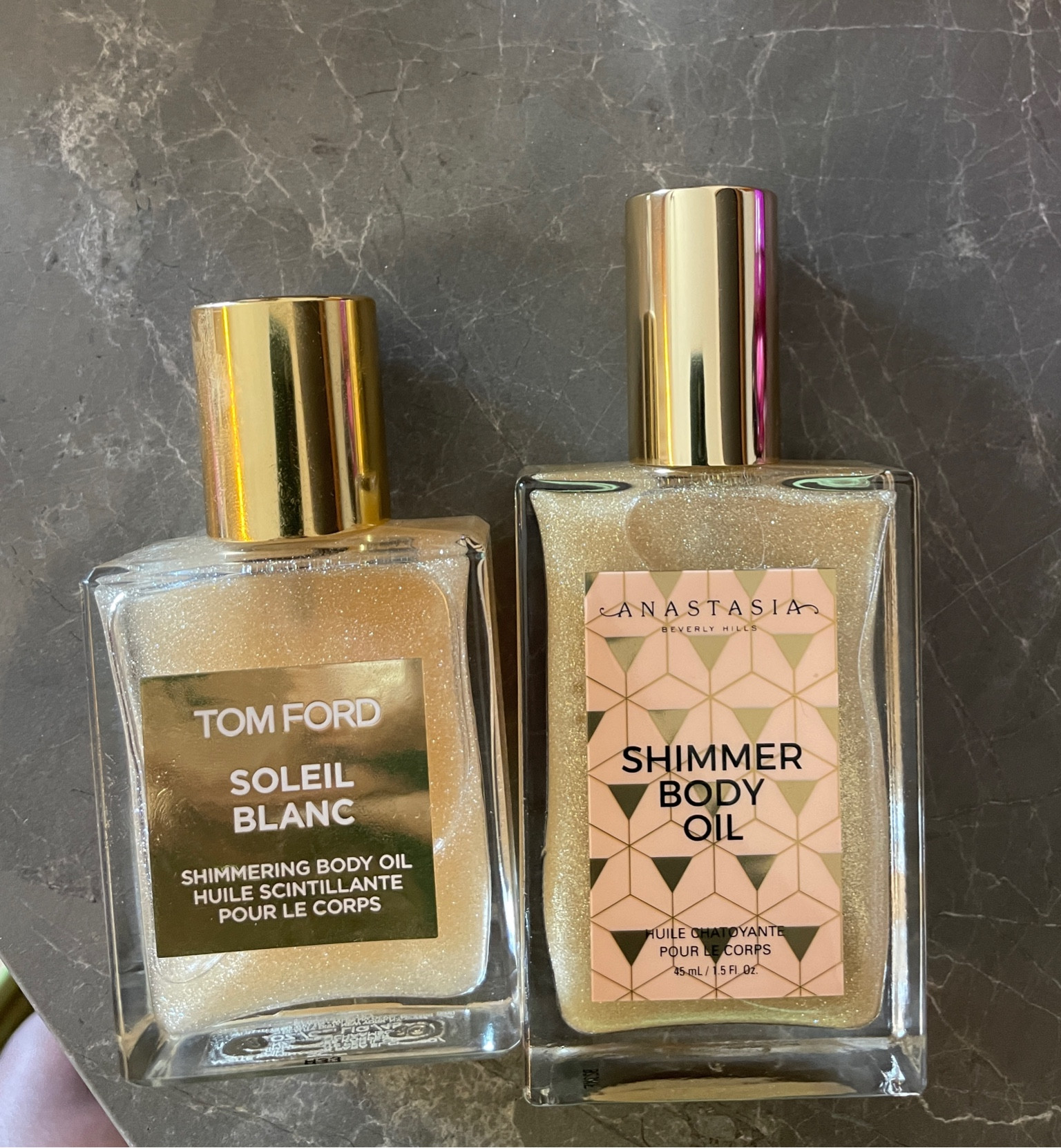 Battle of the shimmer oils. Tom Ford vs. Anastasia Beverly Hills. Which would you choose?

#LTKBeauty #LTKxNSale